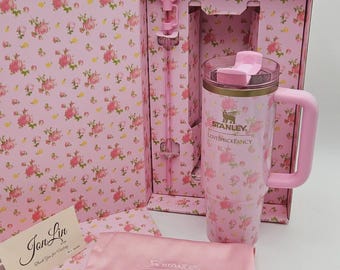 40oz Stanley x Love Shack Fancy Ibiza Sunset Pink New Limited Edition Free Ship