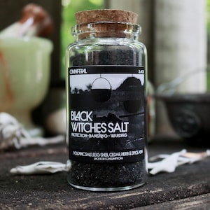 Black Witches Salt | Altar Tools | Spells | Spell Work