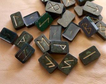 Dark Forest Elder Futhark Divination Rune Set