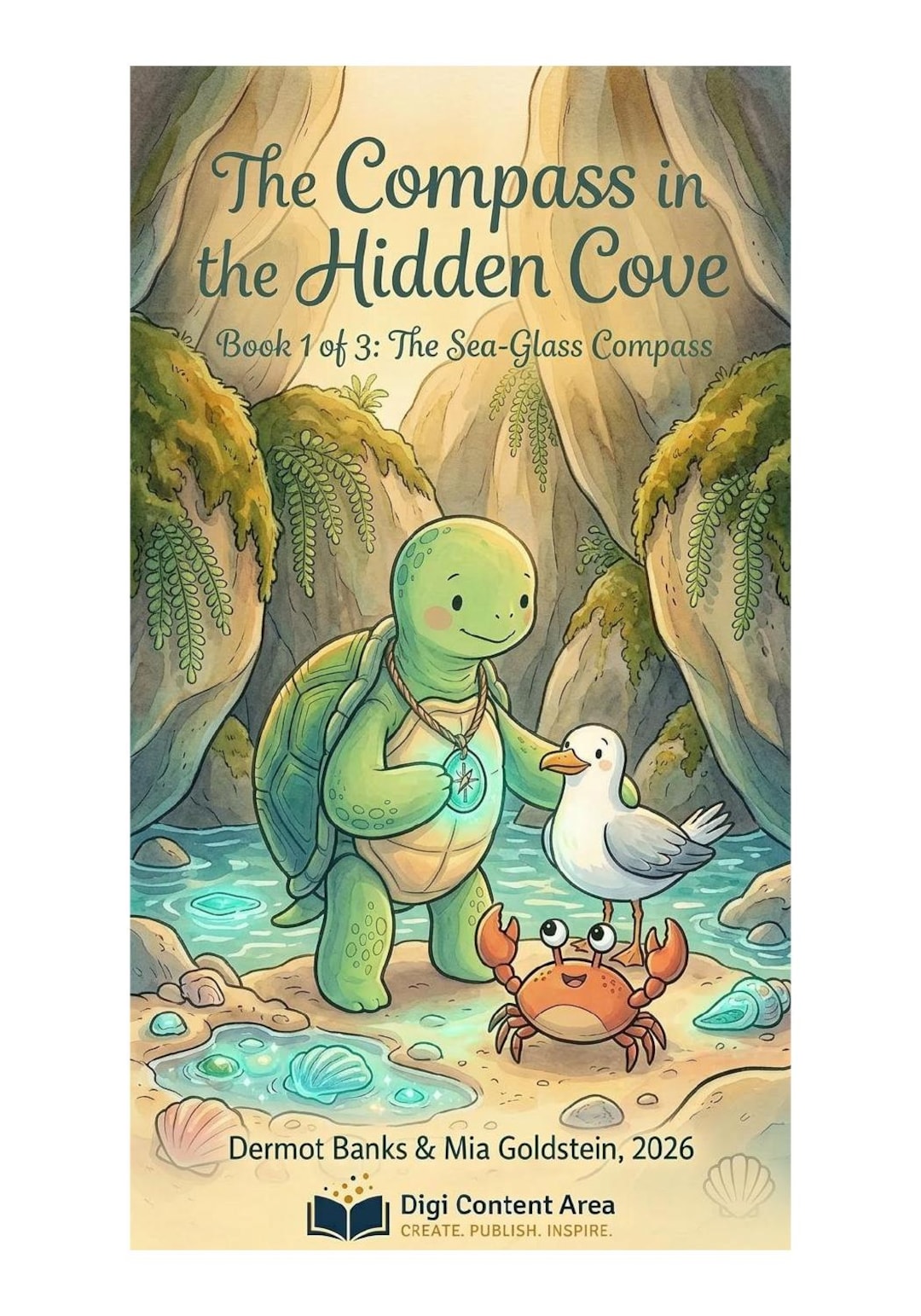 The Sea-glass Compass - Book 1 - the Compass in the Hidden Cove - Etsy