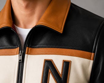 スバル・ナツキ Re:ゼロジャケット ハンドメイド 本革 アニメ コスプレ バイカーコート