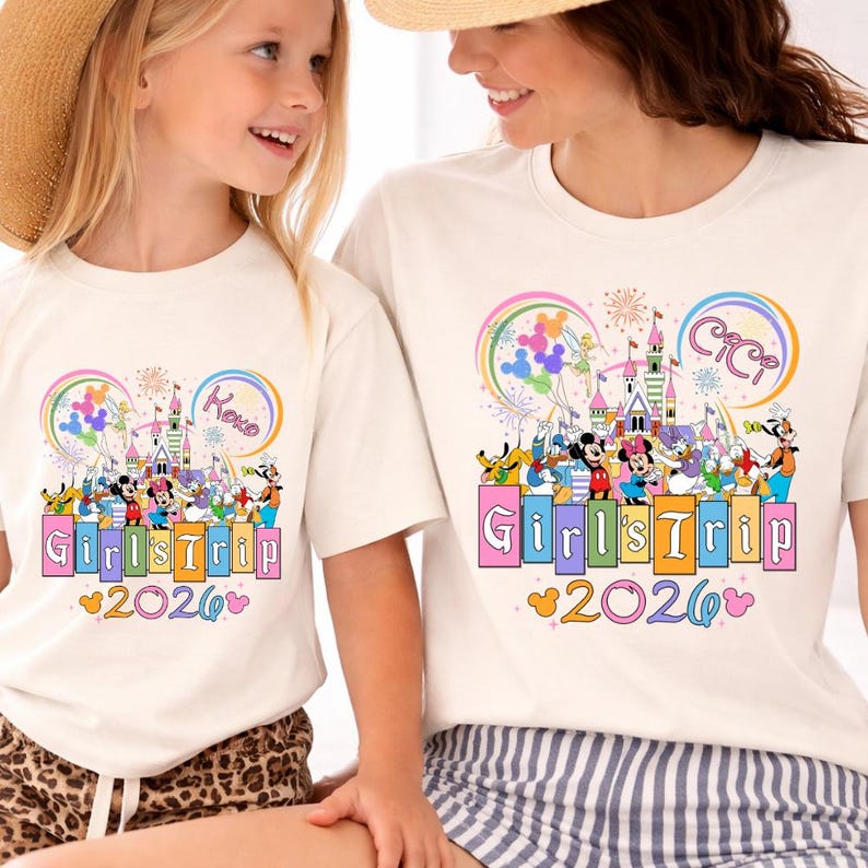Personalized Disney Girls Trip 2026 Png, Disney Princess Bestie Best ...