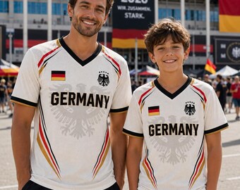 Camiseta de fútbol de Alemania Camiseta de fútbol personalizada Conjunto para el día del partido de Alemania Ropa de festival para mujer Camiseta estética de moda Blokette