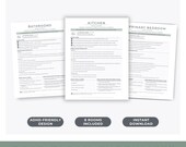 ADHD Deep Clean Checklist Printable | Room by Room | Weekly Monthly Seasonal | PDF GoodNotes