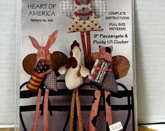 Finders Keepers Sewing Patterns – Old Tyme Quilthearts, Heart of America Appliqué Designs