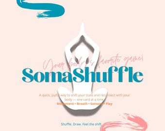Somatic Card Game SomaShuffle | Nervous System Reset Deck (PDF)