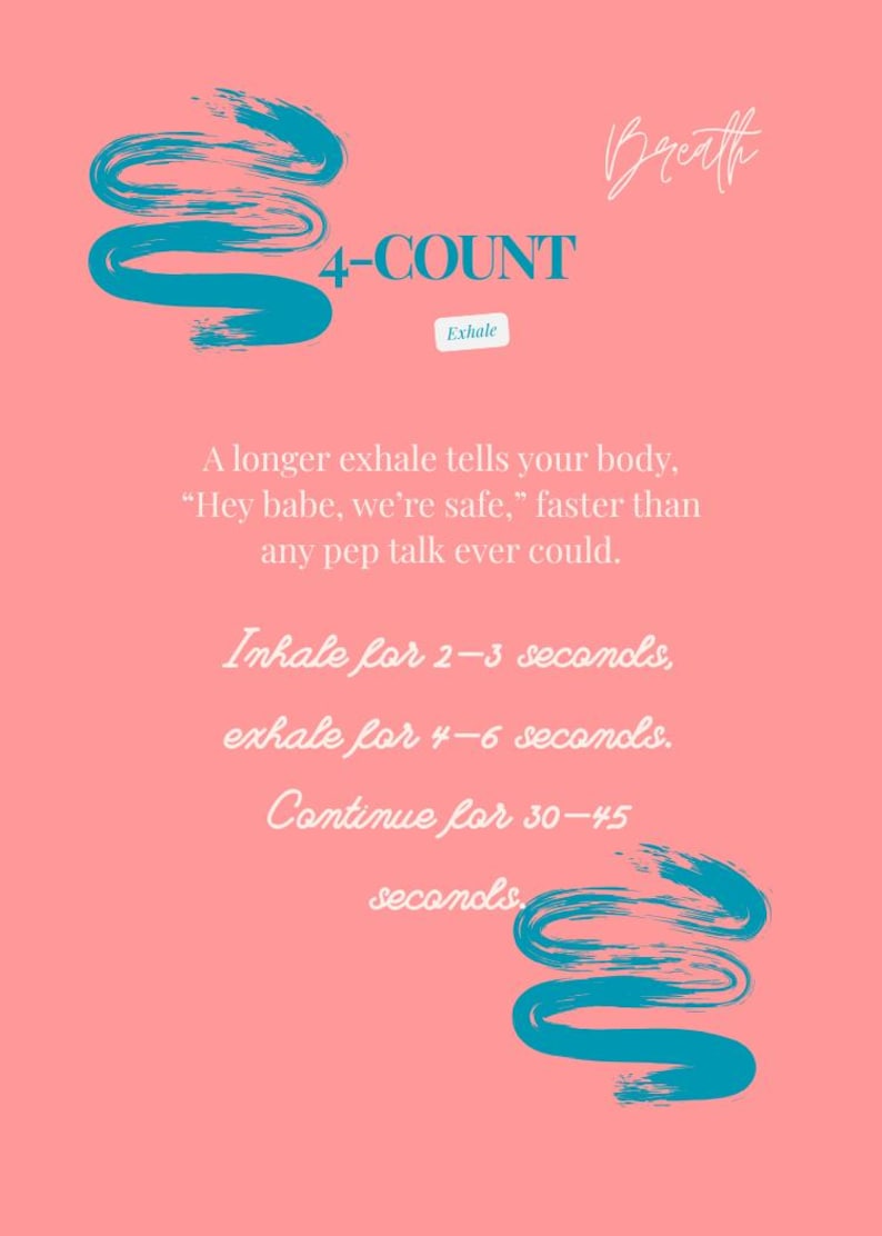 Somatic Card Game SomaShuffle | Nervous System Reset Deck (PDF) image 4