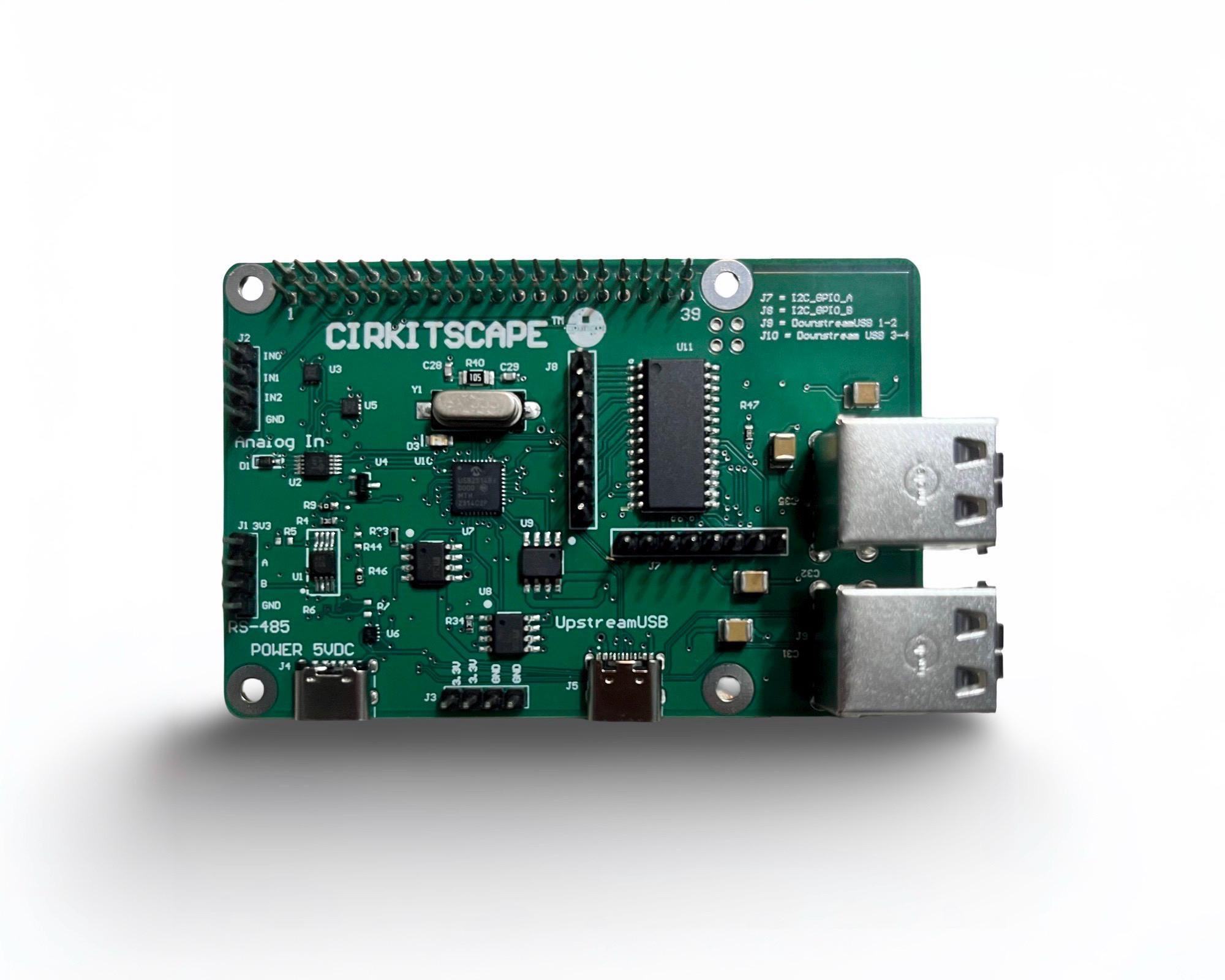 Raspberry Pi Top Hat – Rs-485, ADC, GPIO Expander & USB Hub ...