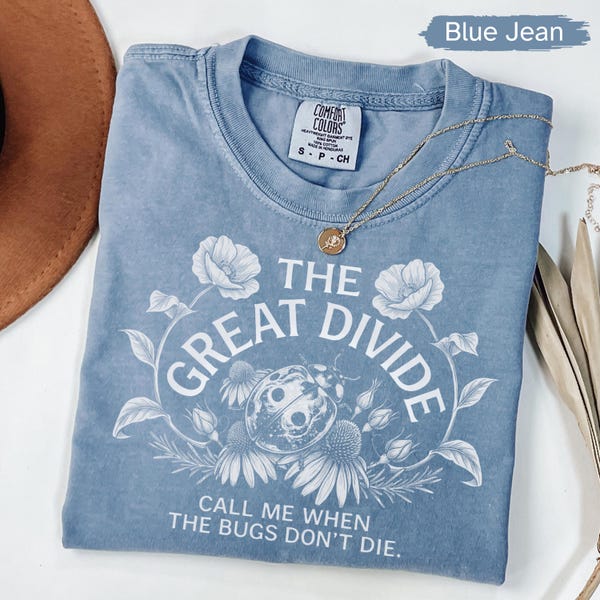 Call Me When The Bugs Don't Die Vintage T-Shirt, NK The Great Divide Shirt, Retro Folk Music Tshirt, Ladybug Floral Concert Tee, Tour Merch