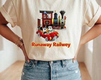 Mickey Minnie Runaway Railway Train Car T-Shirt, Magical Ride Squad Apparel