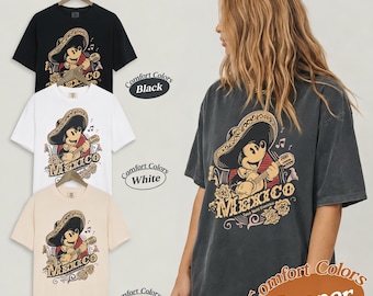 Disney Epcot Mexiko Pavilion Shirt, Weltausstellung Mickey Mariachi Fiesta T-Shirt, Food Friends Fiesta Grafik, Vintage Disney Parks 2026 Shirt