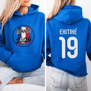 Ekitike #19 France Soccer Jersey Style T-Shirt, World Tournament Graphic Tee image 5