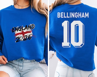 England Bellingham #10 Soccer Fan T-Shirt, World Tournament Graphic Tee