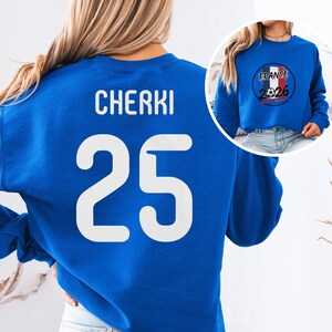 Cherki France Soccer Jersey Style T-Shirt, 2026 World Tournament Football Fan Apparel image 7