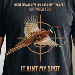 Divertida camiseta personalizada de caza de faisanes, regalo para papá, camiseta de caza de faisanes, regalo del Día del Padre para cazadores de faisanes, camiseta para amantes de la caza de faisanes