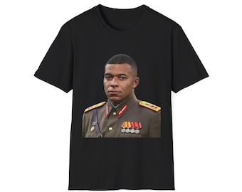 独裁者エムバペ、服、独裁者エムバペ ワールドカップ Tシャツ、独裁者エムバペ ミーム、フランス ワールドカップ Tシャツ。ユニセックス服