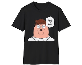 Peter Griffin as Satoru Gojo Nah id Win meme, JJK vêtements, Satoru Gojo Nah id win, Anime tshirt, vêtements rigolos et UNISEXE