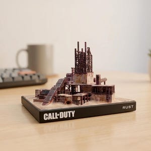 Diorama mit verrosteter Karte – CoD | 3D-Druck