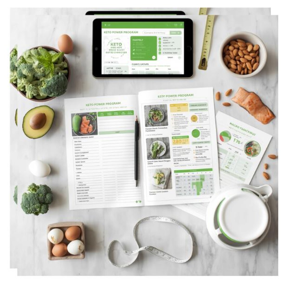 28-day Keto Meal Plan Bundle | Beginner Keto Guide, Recipes, Workout
