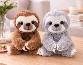 かわいいナマケモノのぬいぐるみ 25cm – 柔らかくて長い腕のぬいぐるみ お子様へのギフト 保育園の装飾