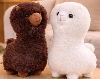 かわいいアルパカのぬいぐるみ 26cm – 柔らかいラマのぬいぐるみ かわいいアルパカのぬいぐるみギフト
