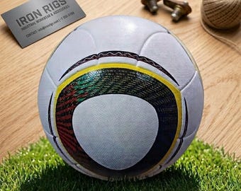 2010 World Cup Inspired Soccer Ball Size 5| Vintage Match Style | Premium Training | Retro Soccer Ball Gift