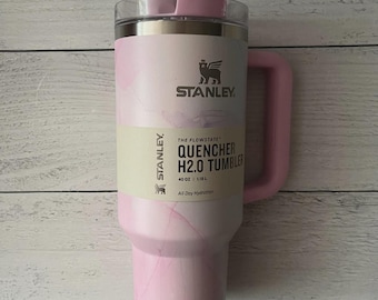 Stanley 40 oz Stainless Steel H2.0 FlowState Quencher Tumbler-Tulle-Pink