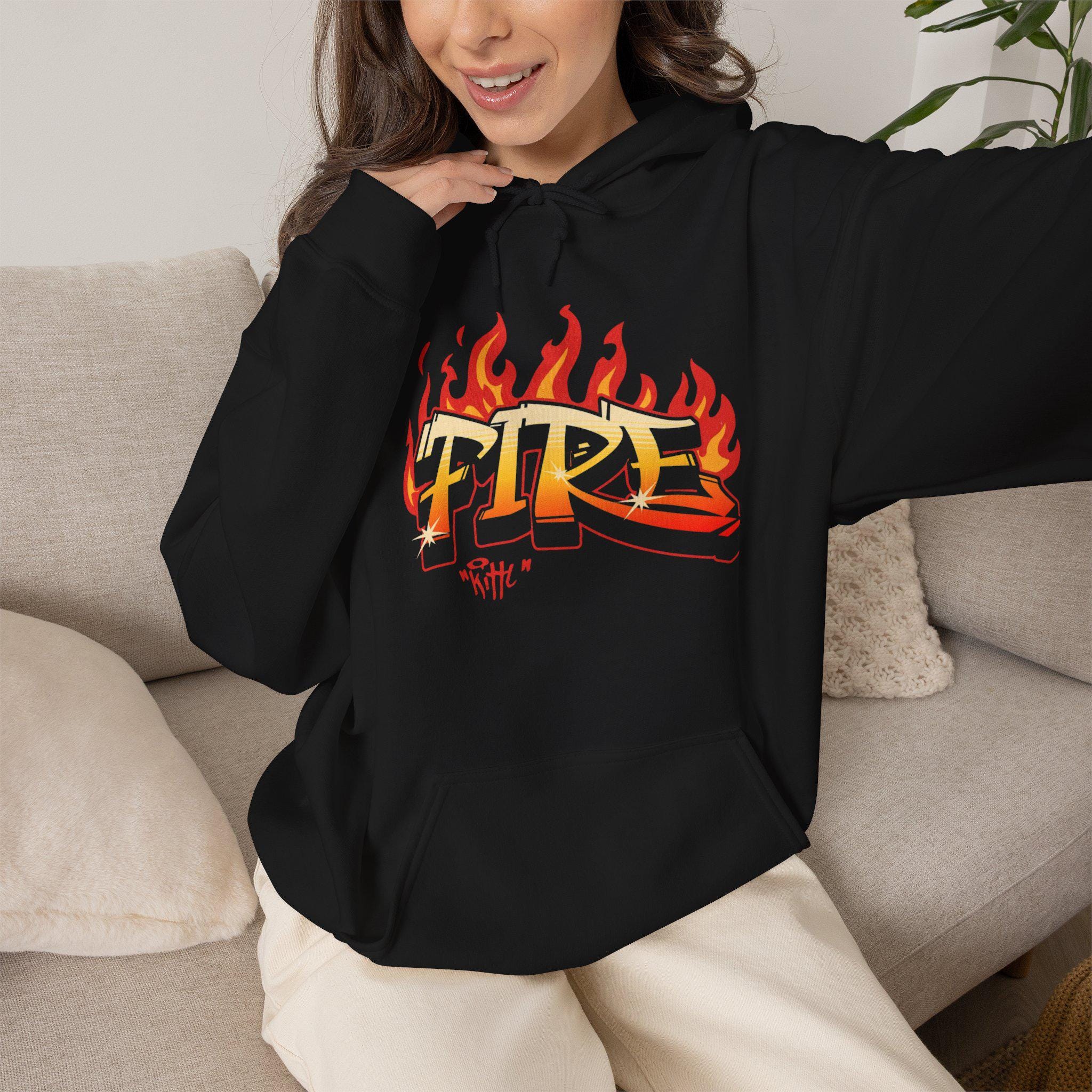 Buy Fire Flame Hoodies Online In India - Etsy India