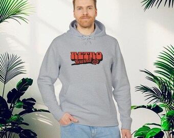 Retro Rewind hoodie | cassette tape headphones design