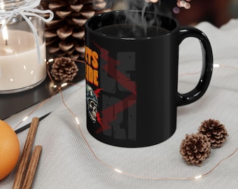 Lets Ride Skull Helmet Mug | Motorcycle Biker Coffee Cup