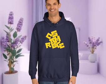 South Park Kyle Retro Block Text Hoodie | Brown Pullover