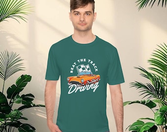 Classic Muscle Car Driving Tee | Beat the Track Graphic Shirt