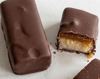 Gluten Free, Peanut Butter Caramel Protein Bar, Sugar-Free, Healthy Workoit Snack