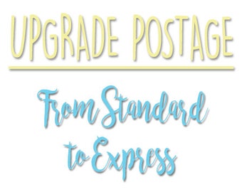 Upgrade postage from standard to express post Australia only