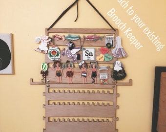 Double Pack - Jewellery Brooch Necklace Keeper Hanging Storage Unit - Organise and store all your brooches in the one place