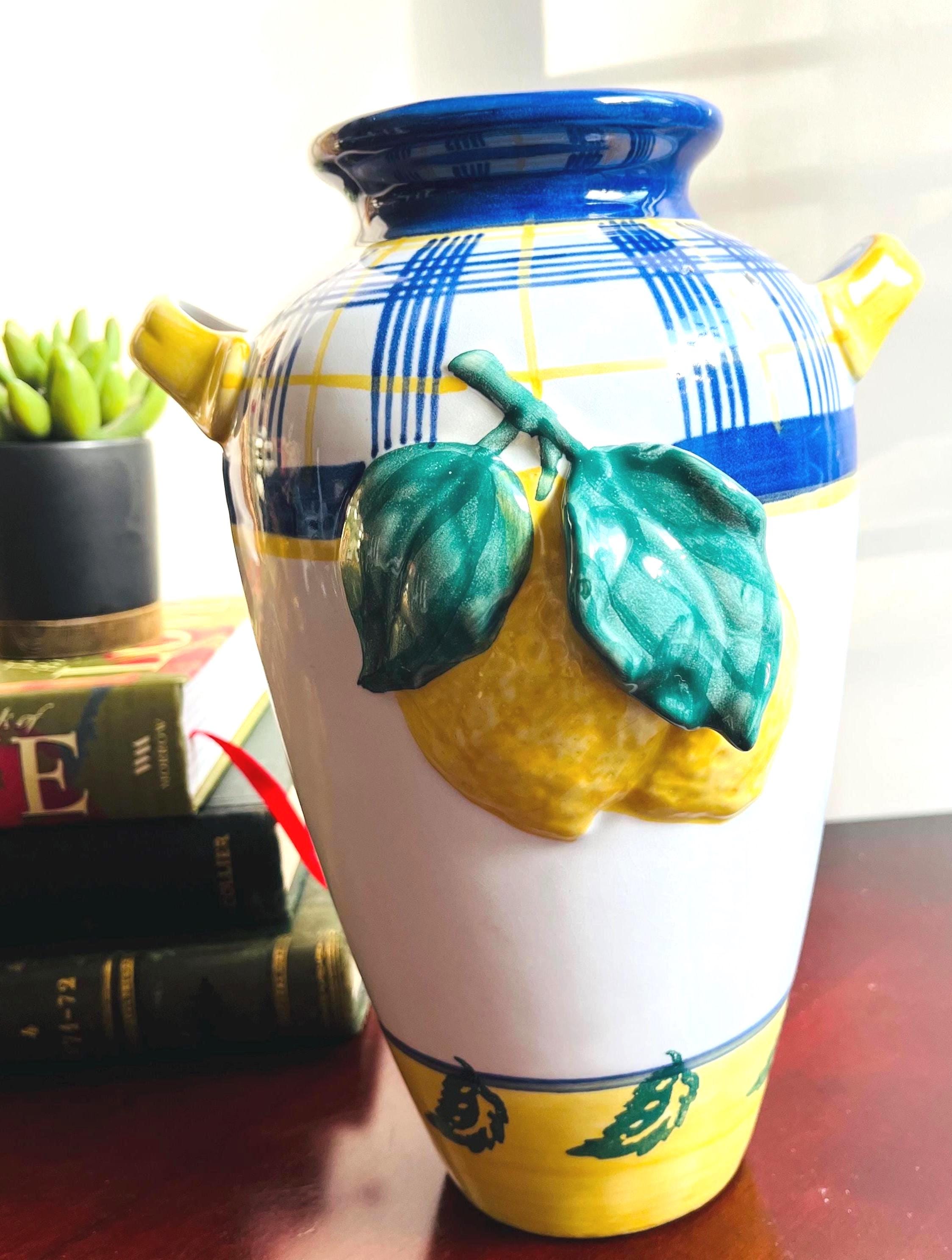 Sicilian lemon vase - Etsy 日本
