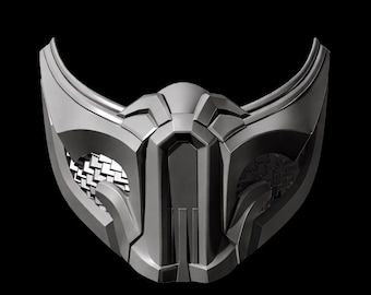 Futuristic Cyber Mask STL | Sci-Fi Armor Cosplay 3D Print File (Digital Download)