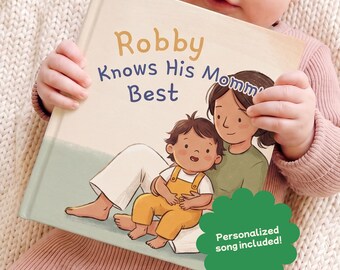 Personalized Mother's Day Book, Custom Children's Book Mom Gift, Custom Mom Story from Child, Mothers Day Gift from Kids, Personalized Song