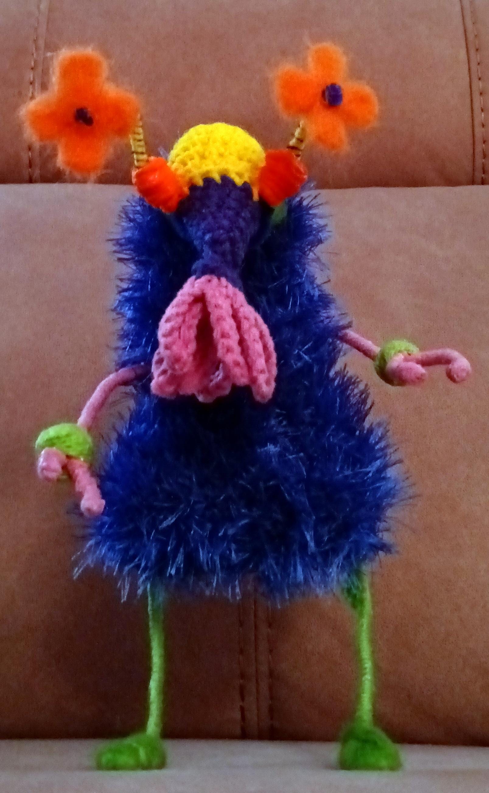 Sylvia and Korob, A Pair of Handmade Crochet Alien Dolls - Etsy