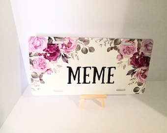 Mother's Day license plate custom