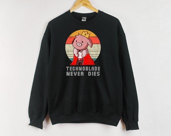 technoblade never dies moletom com capuz