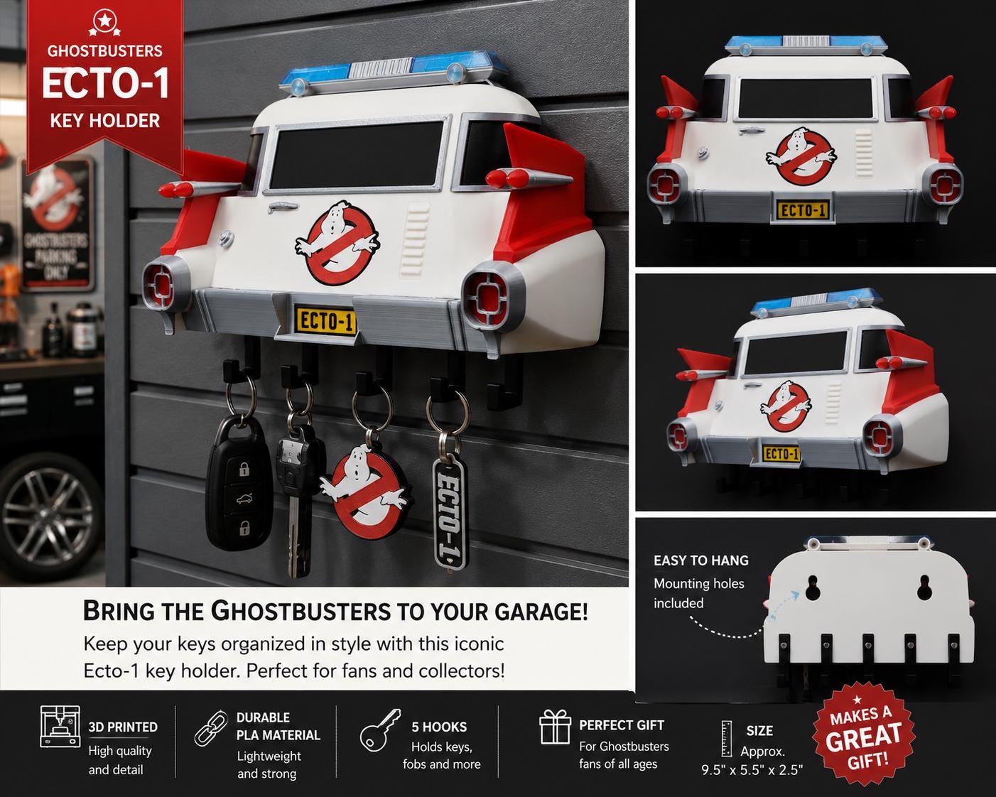 Ecto 1 Key - Etsy