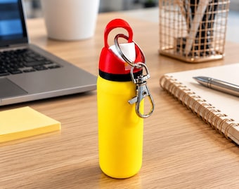 Owala Chapstick Holder Keychain | Mini Owala Bottle Lip Balm Holder | Owala Inspired Keychain Accessory | Hidden Money Capsule