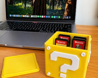 Question Block Game Cartridge Holder for Switch 1 & 2
