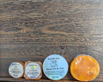Honey Loofah, Face, and Hand Soap Bars