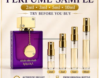 Maleka Inspired Perfume Decant | Sweet Fruity Floral Sample | Travel Size 2ml 3ml 5ml 10ml | Try Before You Buy | Long Lasting Scent