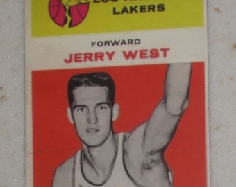 1961-62 fleer jerry west rookie card