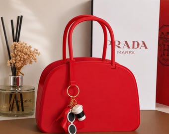 Set "Il diavolo veste Prada" ispirato a secchiello per popcorn + portachiavi, borsetta, tacco alto - occhiali da sole - tazza da caffè, spedizione veloce negli Stati Uniti