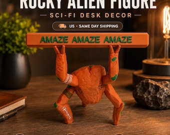 Project Hail Mary Rocky Alien Figure | Sci-Fi Desk Decor, Collectible Toy - Fast Shipping