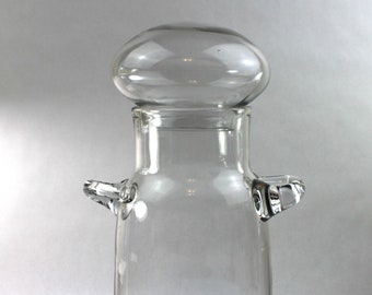 Blenko John Nickerson 7327L Apothecary or Milk Can Jug Lidded Vessel 1970s